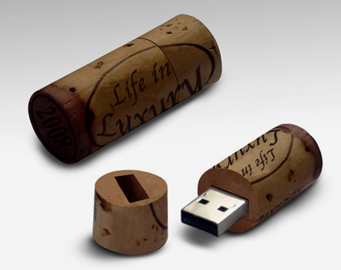 USB Flash Drive 快閃裝置 - Wine Stopper