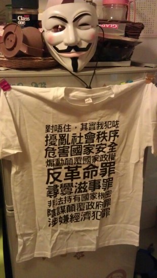 對唔住，其實我犯咗擾亂社會秩序危害國家安全煽動顛覆國家政權反革命罪尋釁滋事罪非法持有國家機密陰謀顛覆政府罪涉嫌經濟犯罪